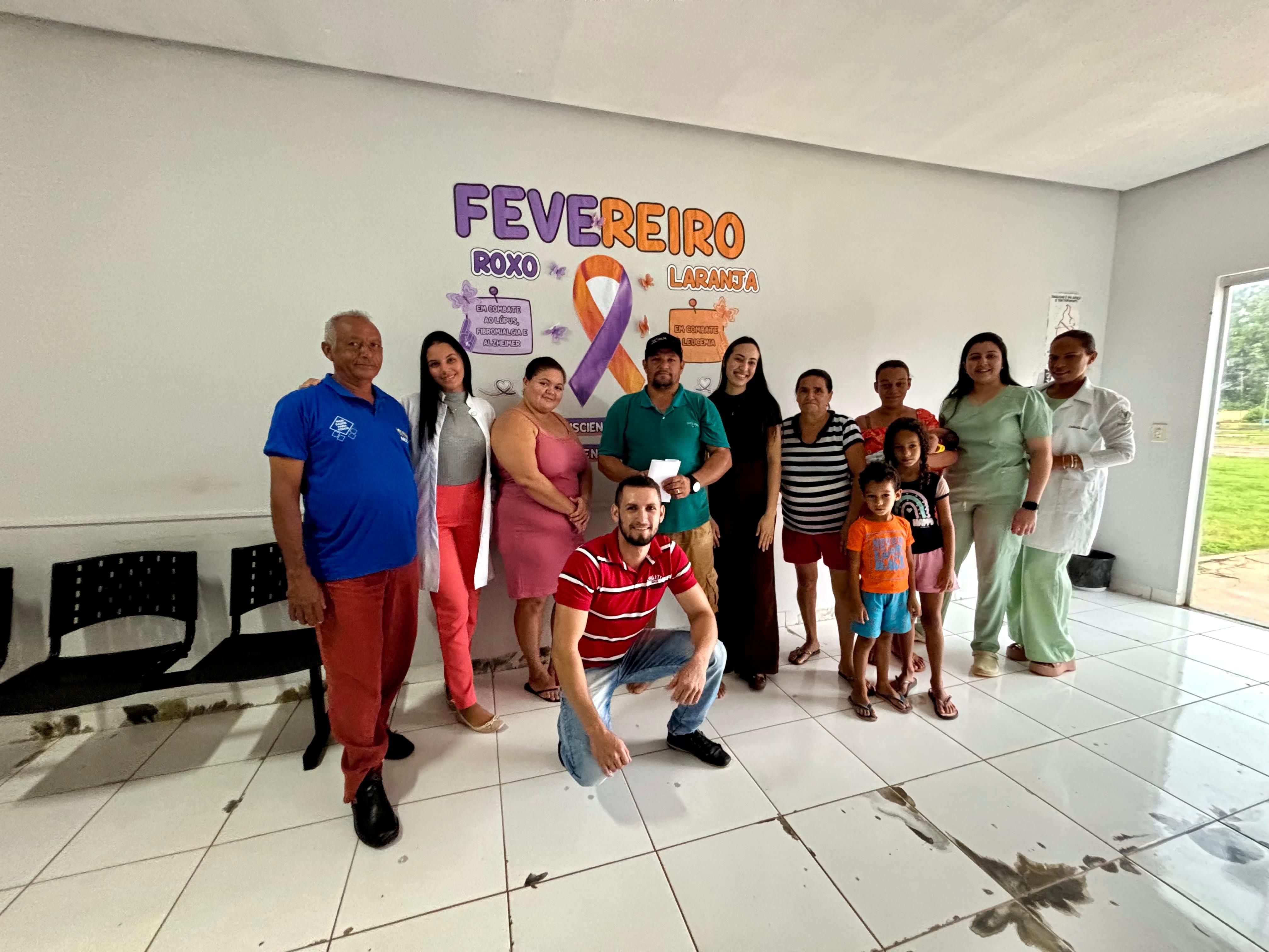 SECRETARIA DE SAÚDE REALIZA FEVEREIRO ROXO E LARANJA NAS UBS