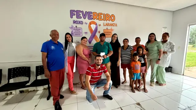 SECRETARIA DE SAÚDE REALIZA FEVEREIRO ROXO E LARANJA NAS UBS